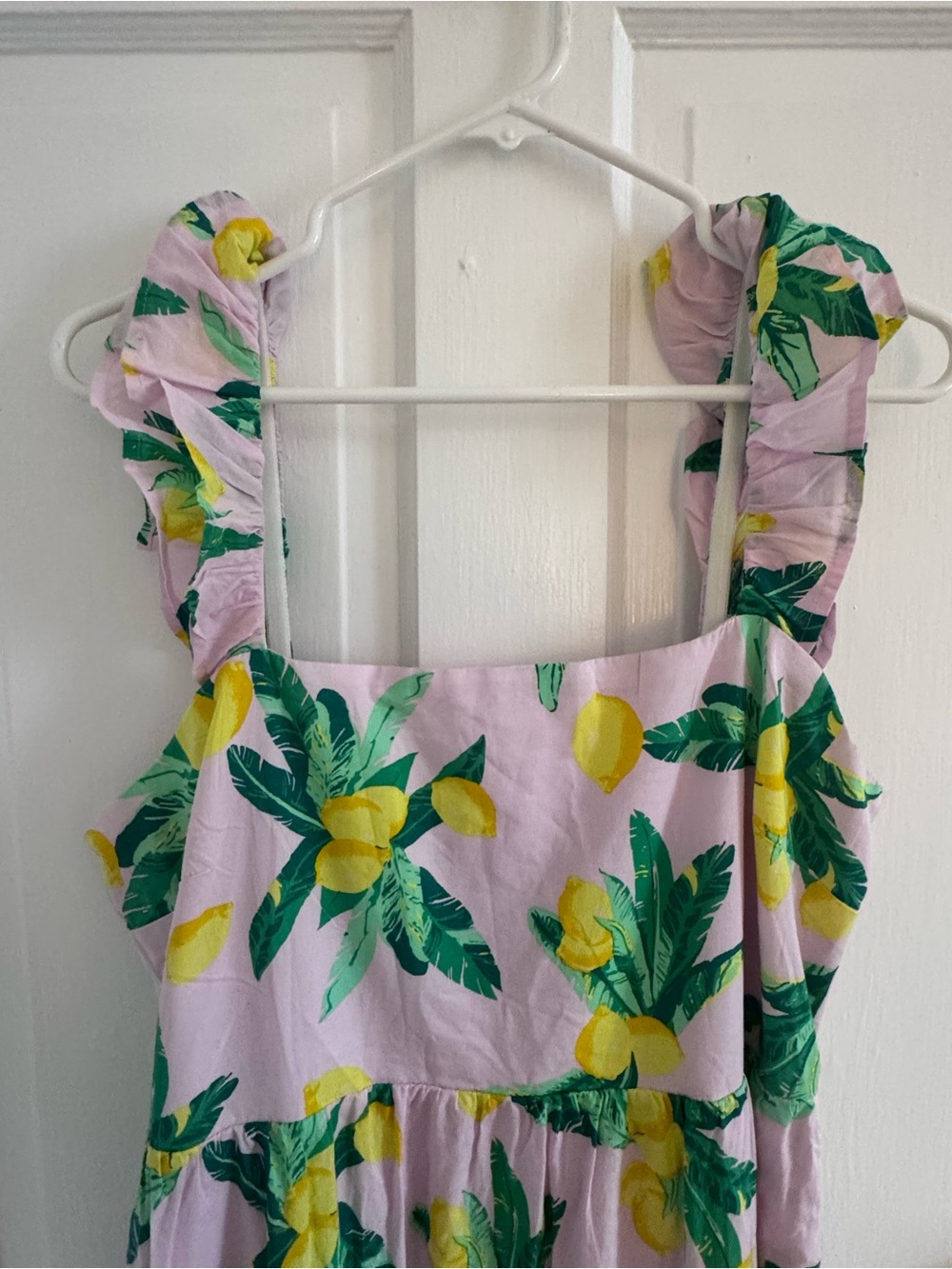 Women’s J crew factory Pink Lemon Print One-Piece Dress